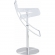 Acrylic Adjustable Height Stool